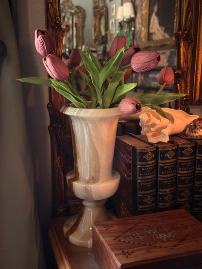 Onyx Pedestal Vase