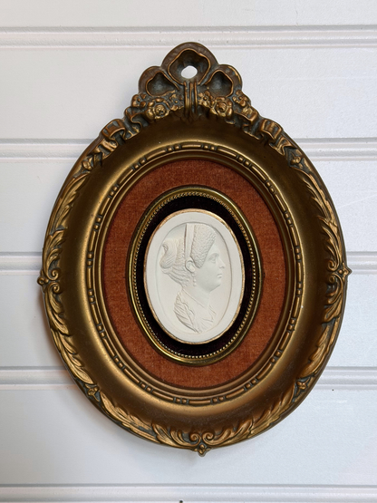 Framed Flavia Intaglio