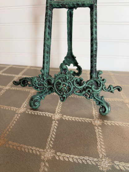 Green Cast Iron Easel