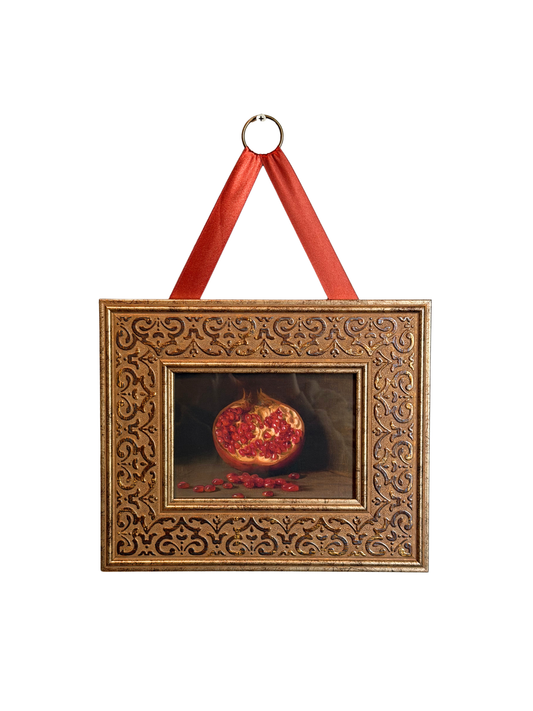 Framed pomegranate Giclee Print