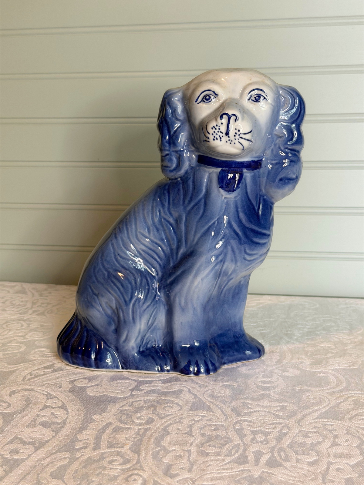 Blue Staffordshire Style Dog