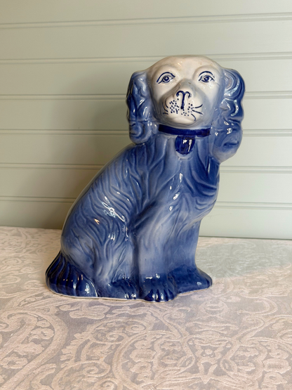 Blue Staffordshire Style Dog