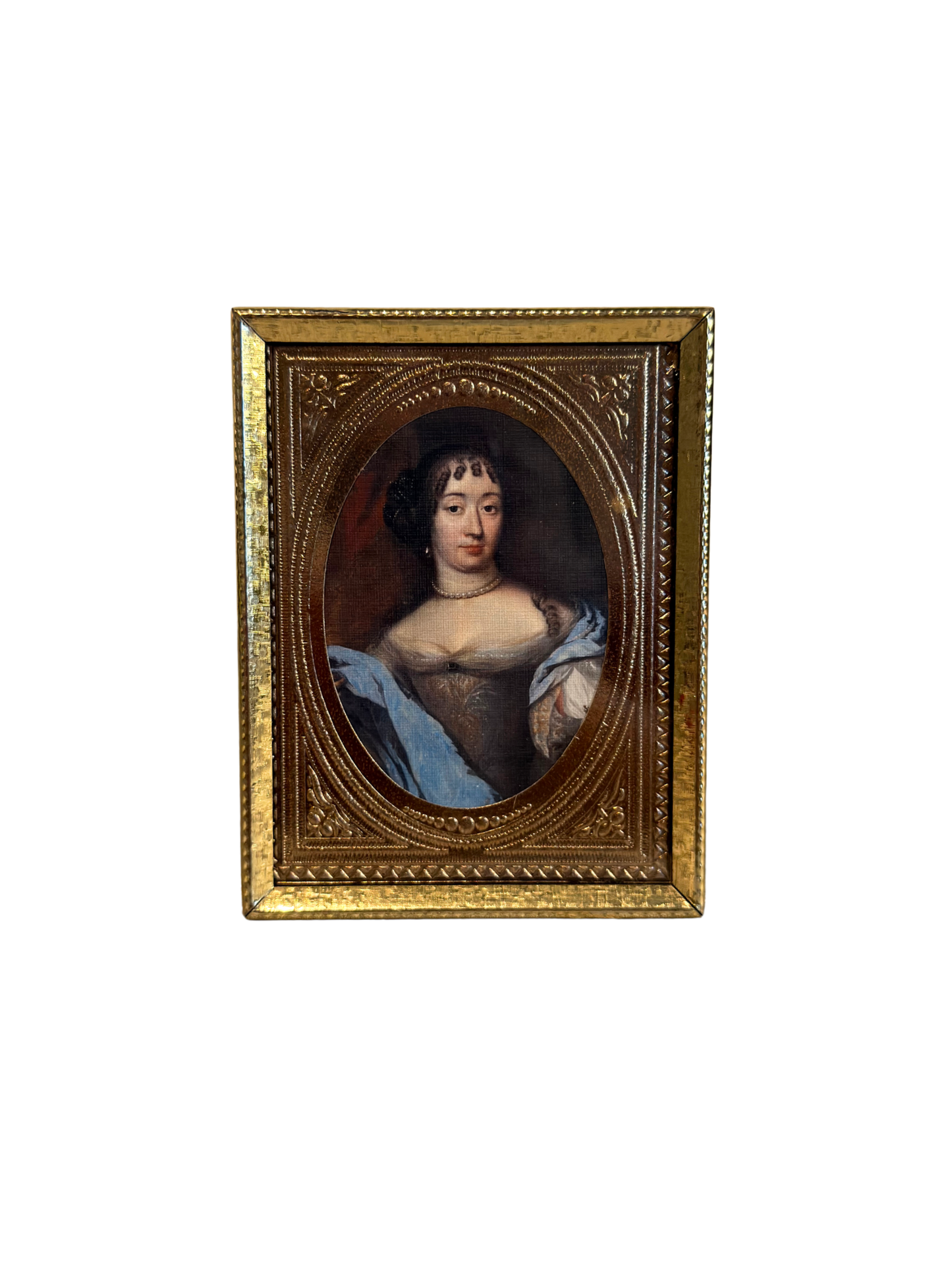 Framed Portrait of Johanna Le Gilon Print