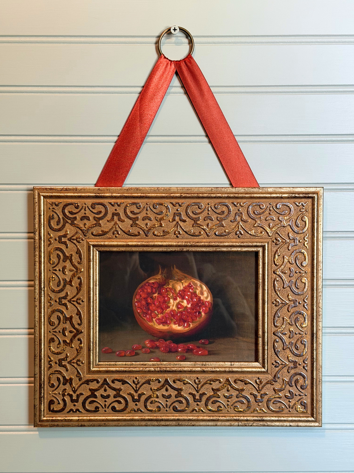 Framed pomegranate Giclee Print
