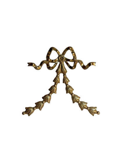 Brass Bow Applique