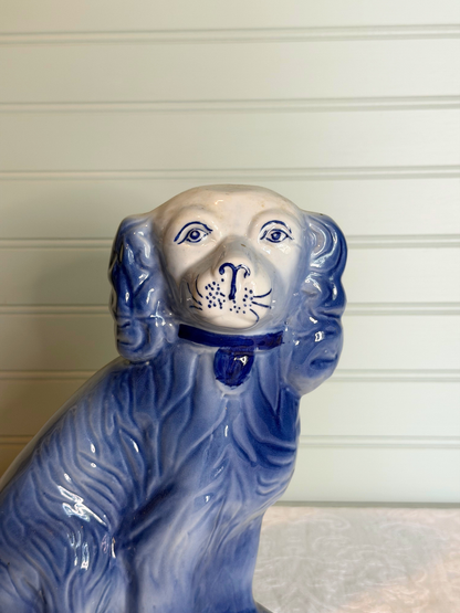 Blue Staffordshire Style Dog