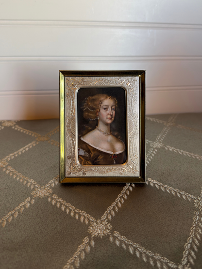 Framed Portrait of Lady Diana Print