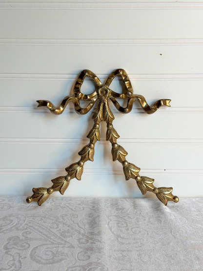 Brass Bow Applique