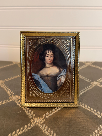 Framed Portrait of Johanna Le Gilon Print