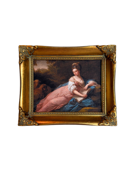 Framed Mary Tisdal Reading Print