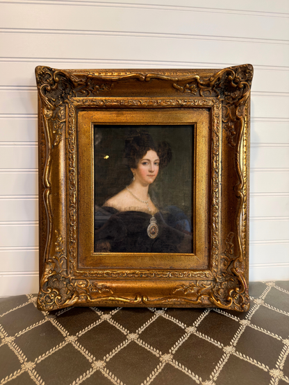 Framed Portrait of Amelie of Leuchtenberg Print