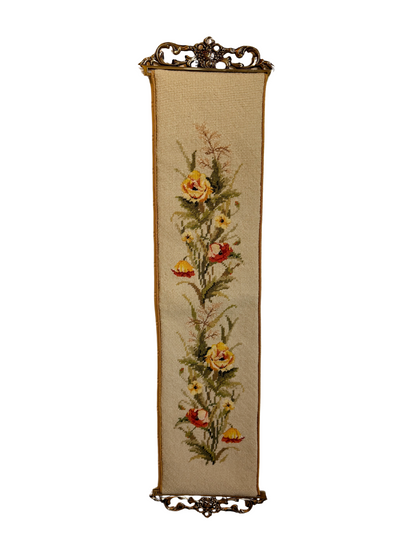 Floral Needlepoint Tapestry