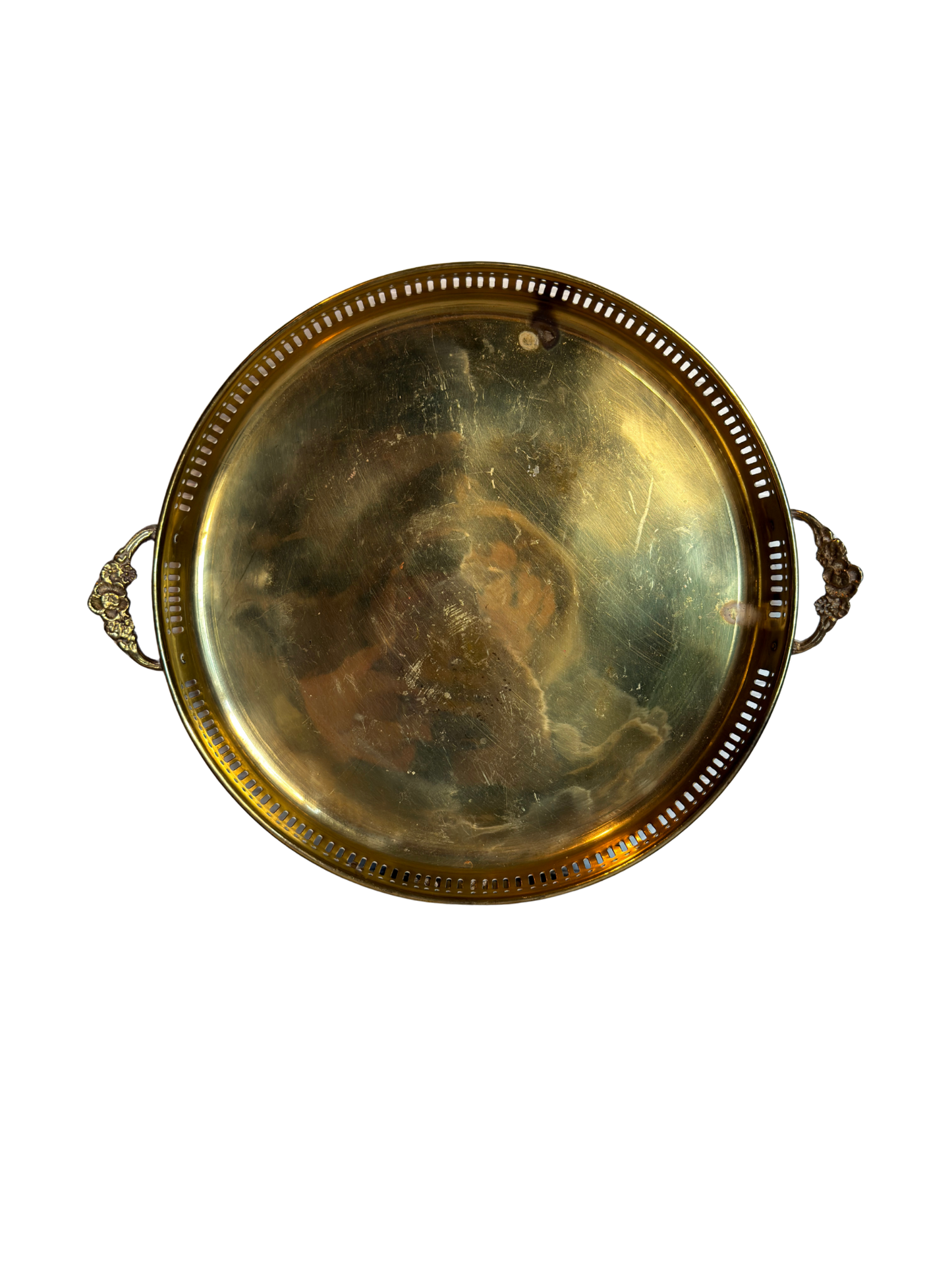 Brass Table Trays with Handles