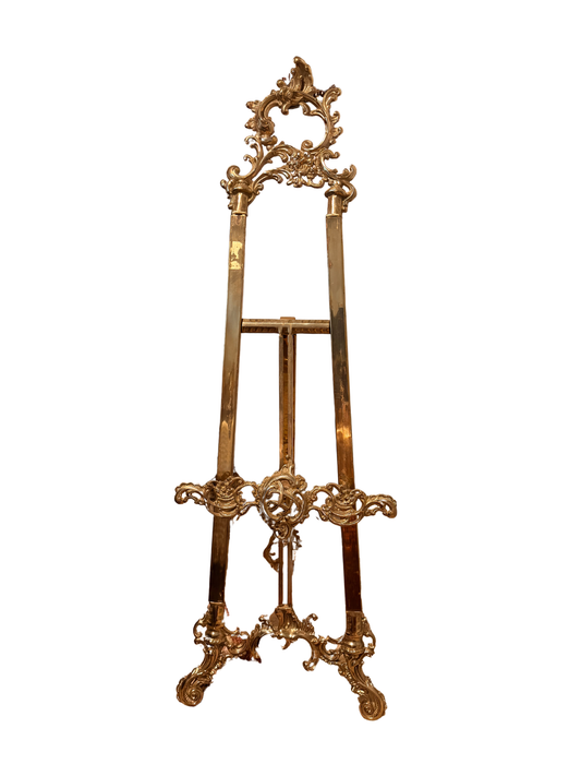 Large Floor Brass Easel