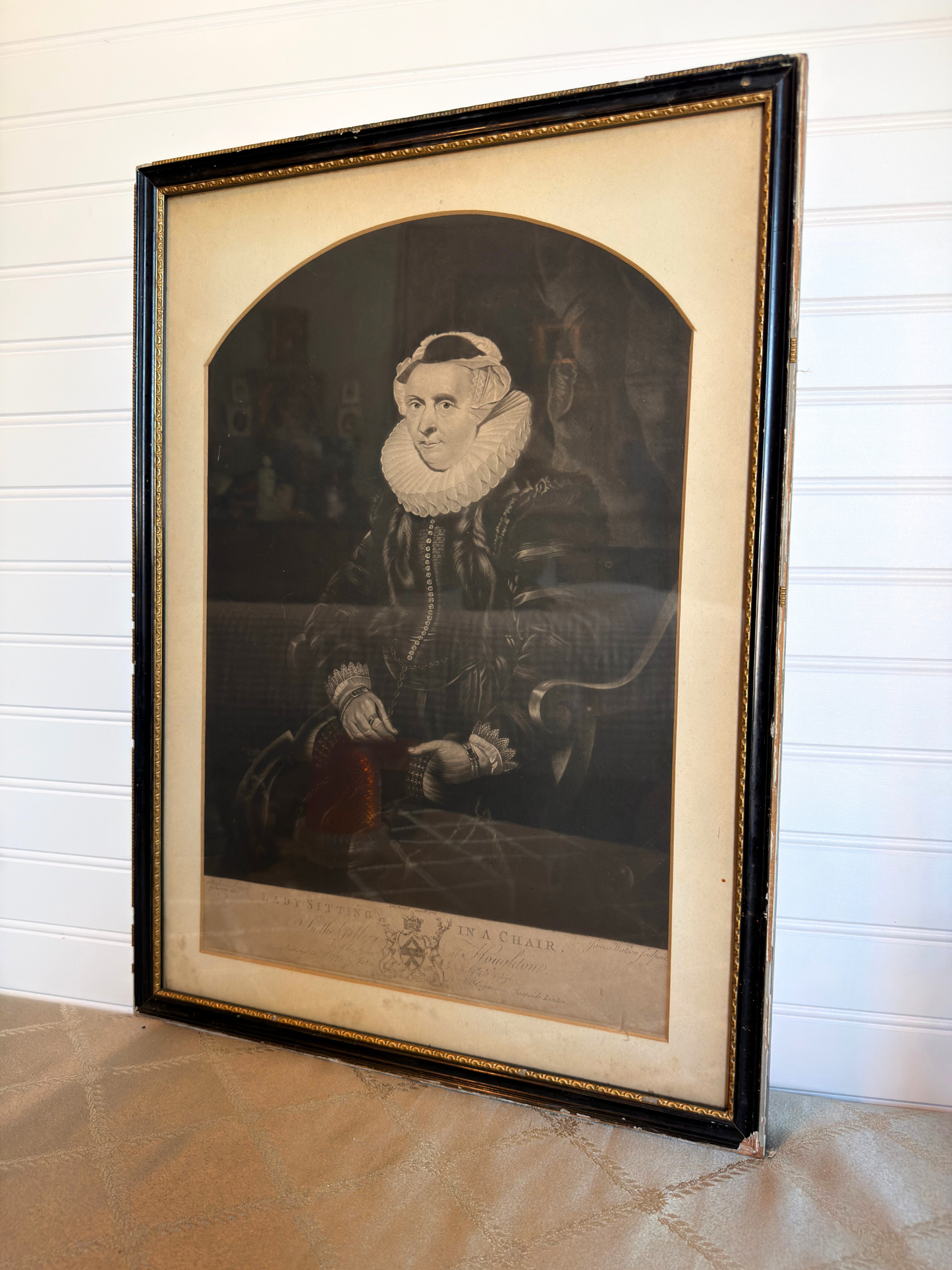 Lady Sitting In A Chair Print