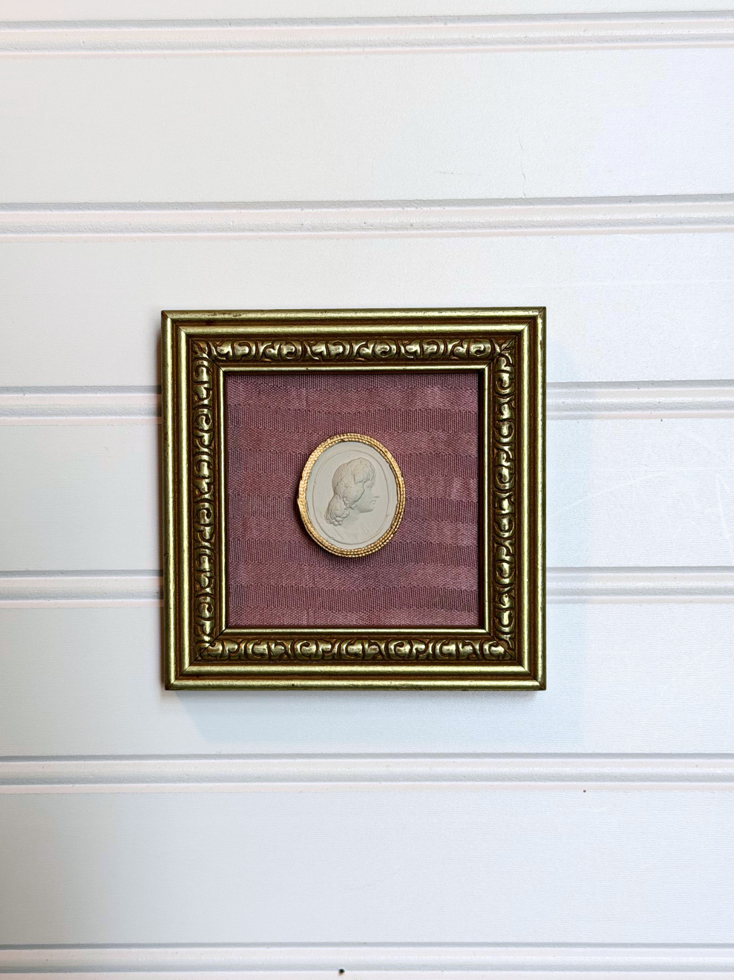 Framed Goddess Melpomene Intaglio