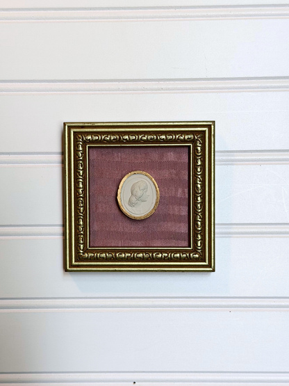 Framed Goddess Melpomene Intaglio