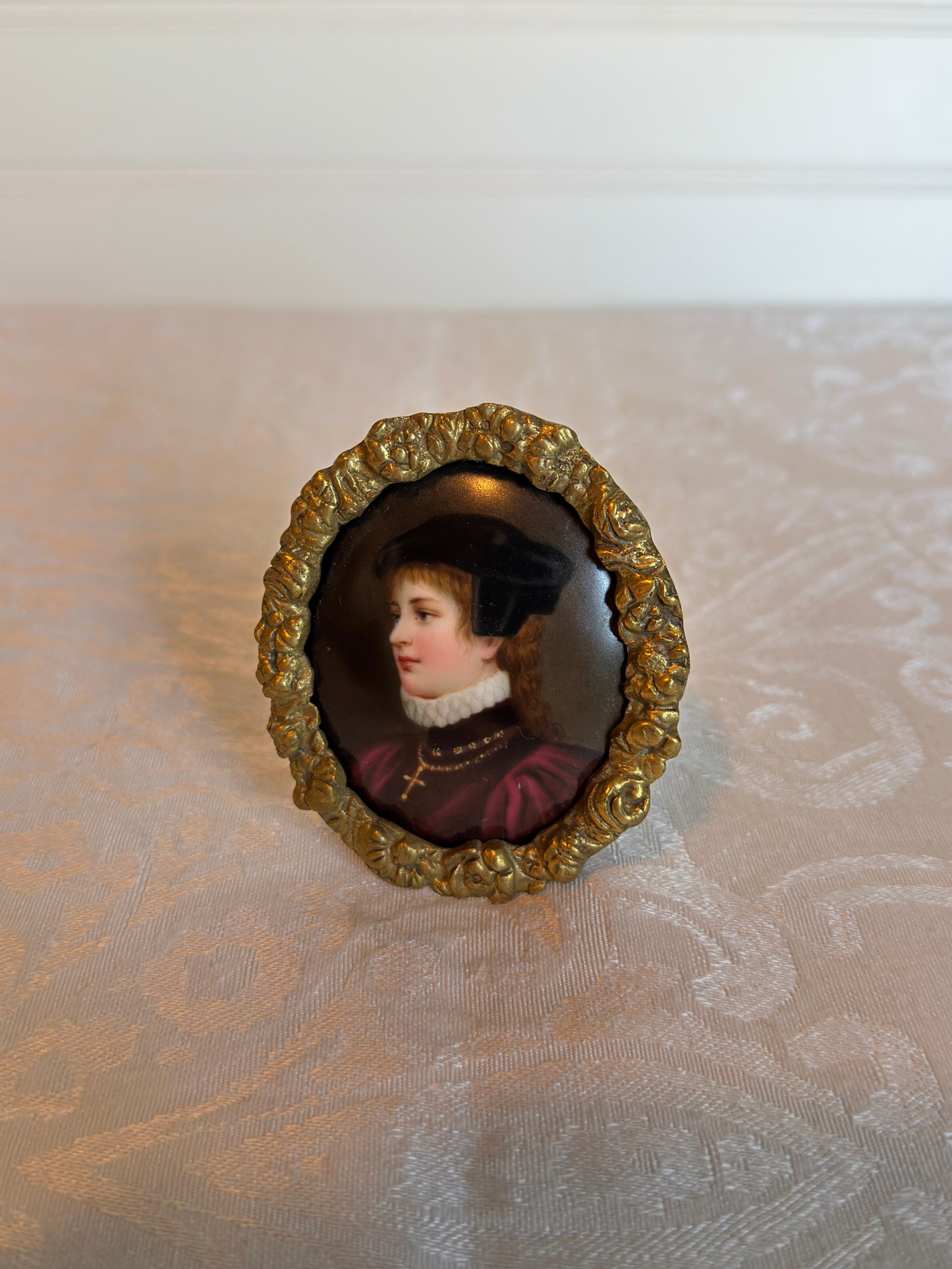 Portrait Painting on Porcelain