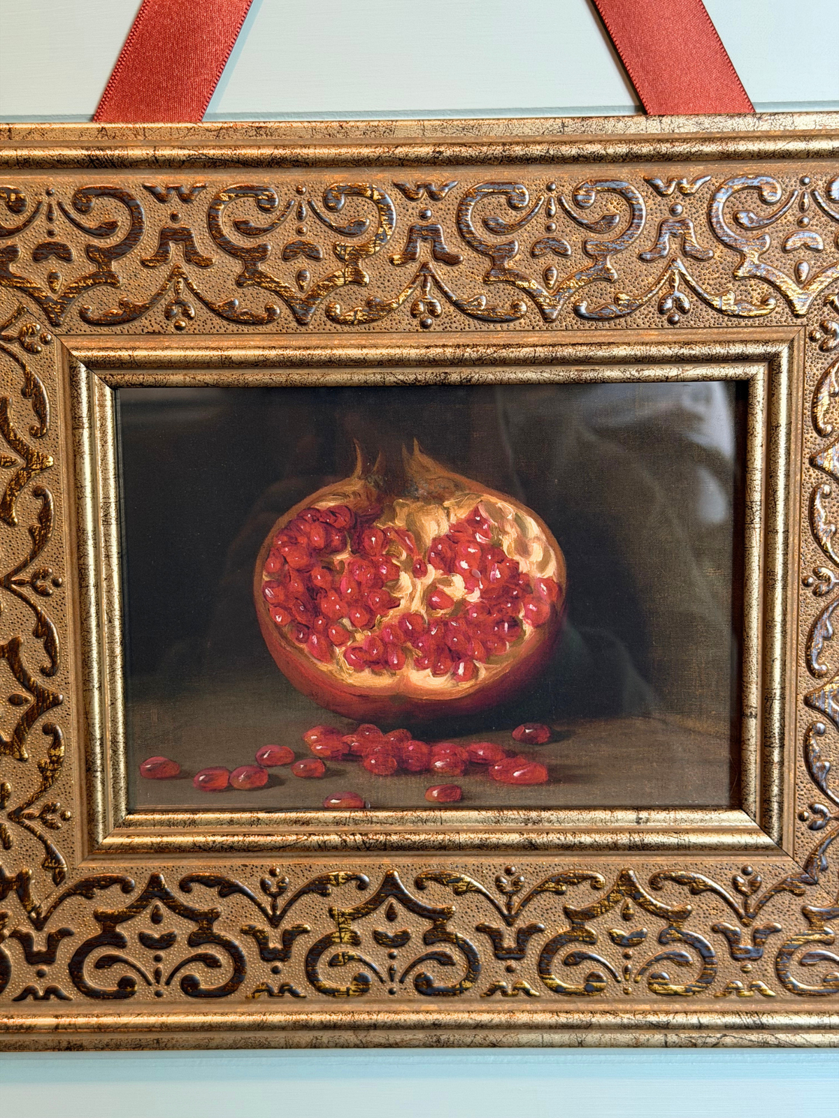 Framed pomegranate Giclee Print