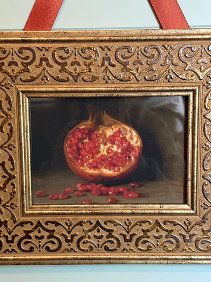 Framed pomegranate Giclee Print