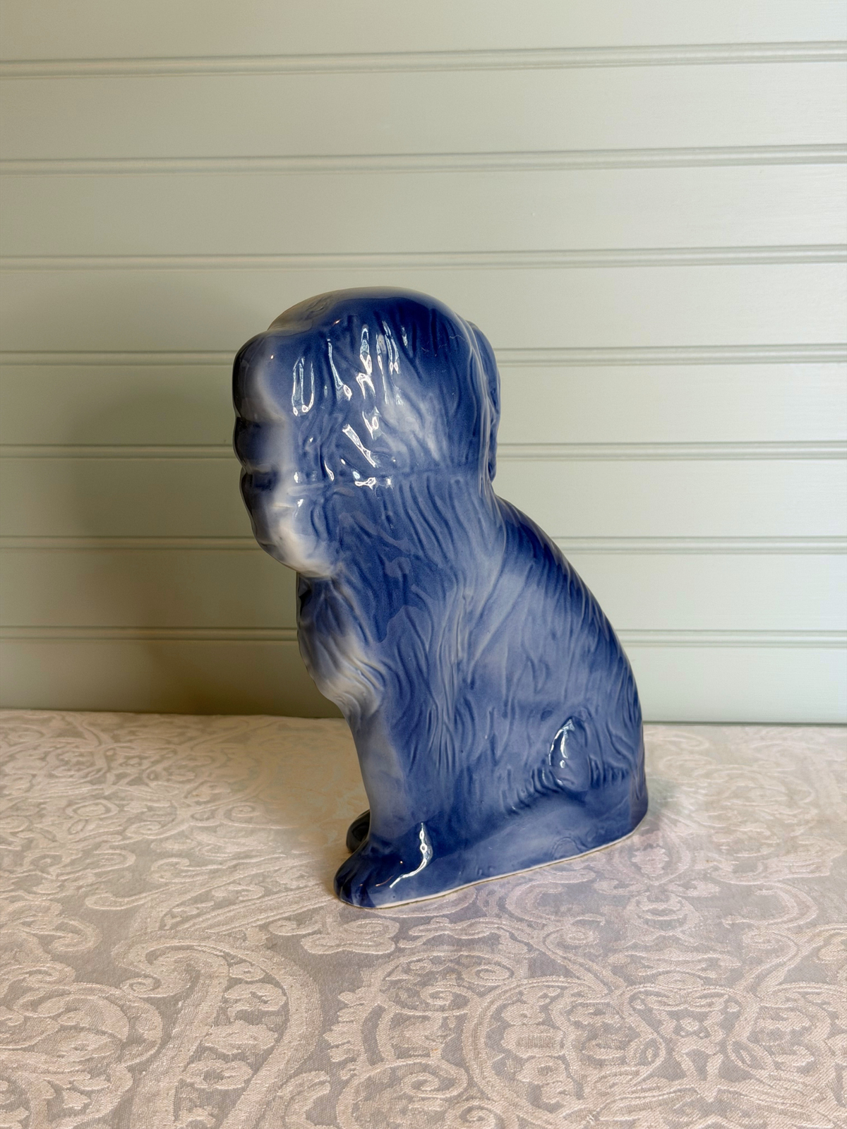 Blue Staffordshire Style Dog