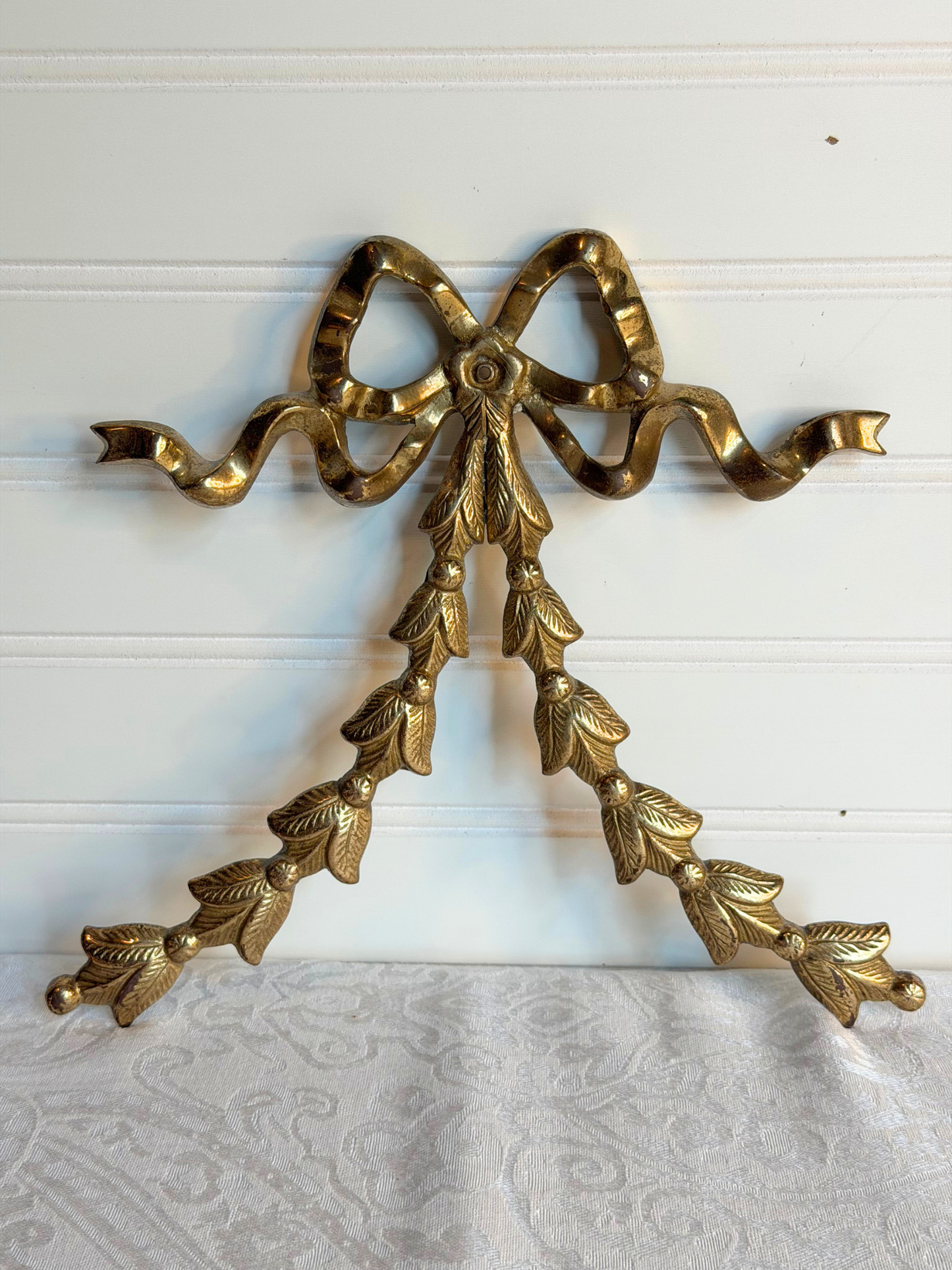 Brass Bow Applique
