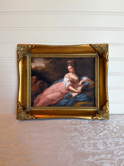 Framed Mary Tisdal Reading Print