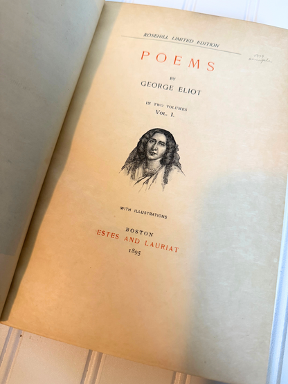 Poems By George Eliot