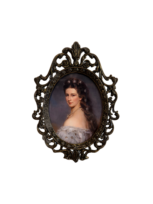Framed Portrait of Empress Elisabeth Print