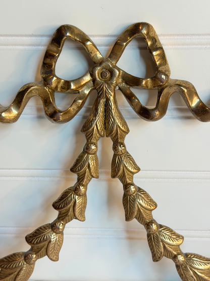Brass Bow Applique