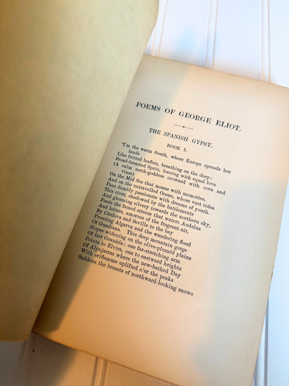 Poems By George Eliot