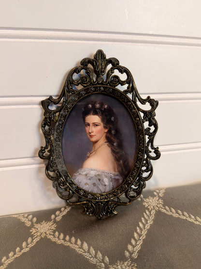 Framed Portrait of Empress Elisabeth Print