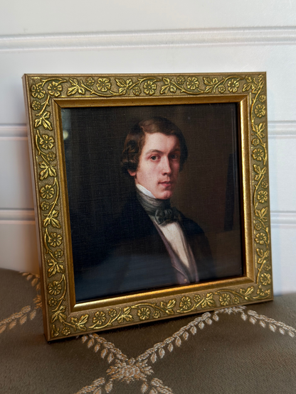 Framed Portrait of Leopold Loeffler Print (reserved)