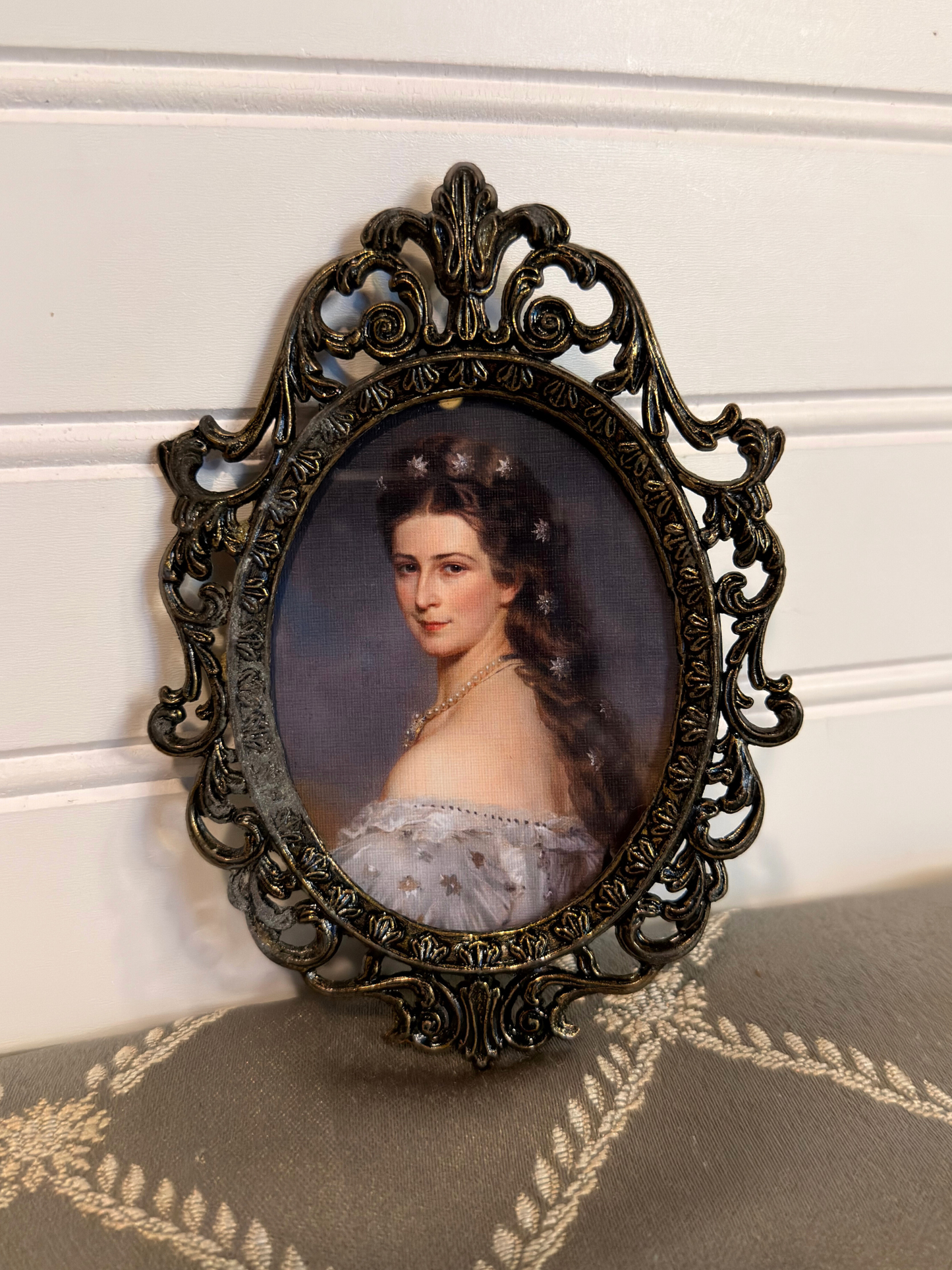 Framed Portrait of Empress Elisabeth Print