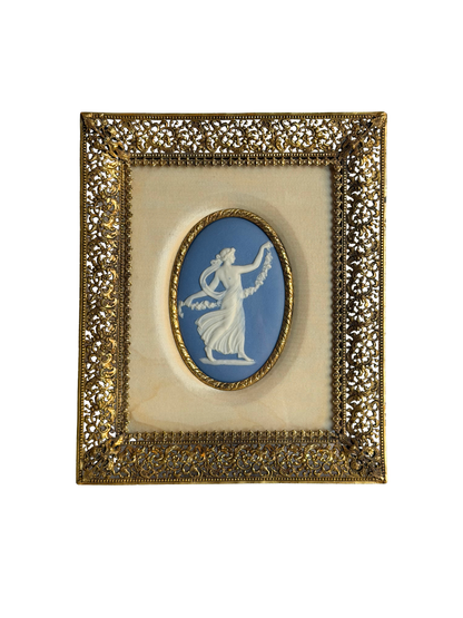 Small Framed Wedgwood Dancing Hour Plaque