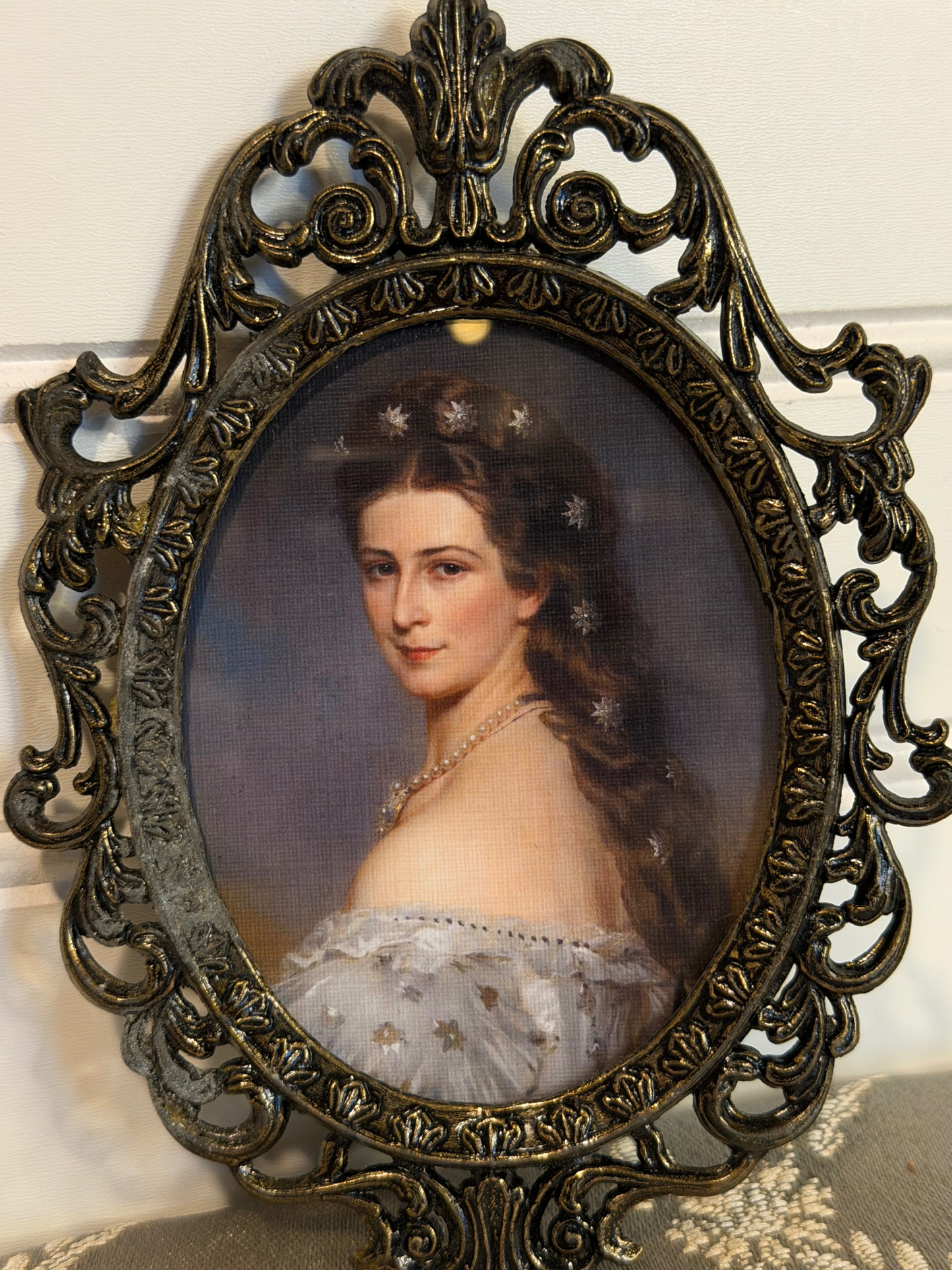 Framed Portrait of Empress Elisabeth Print