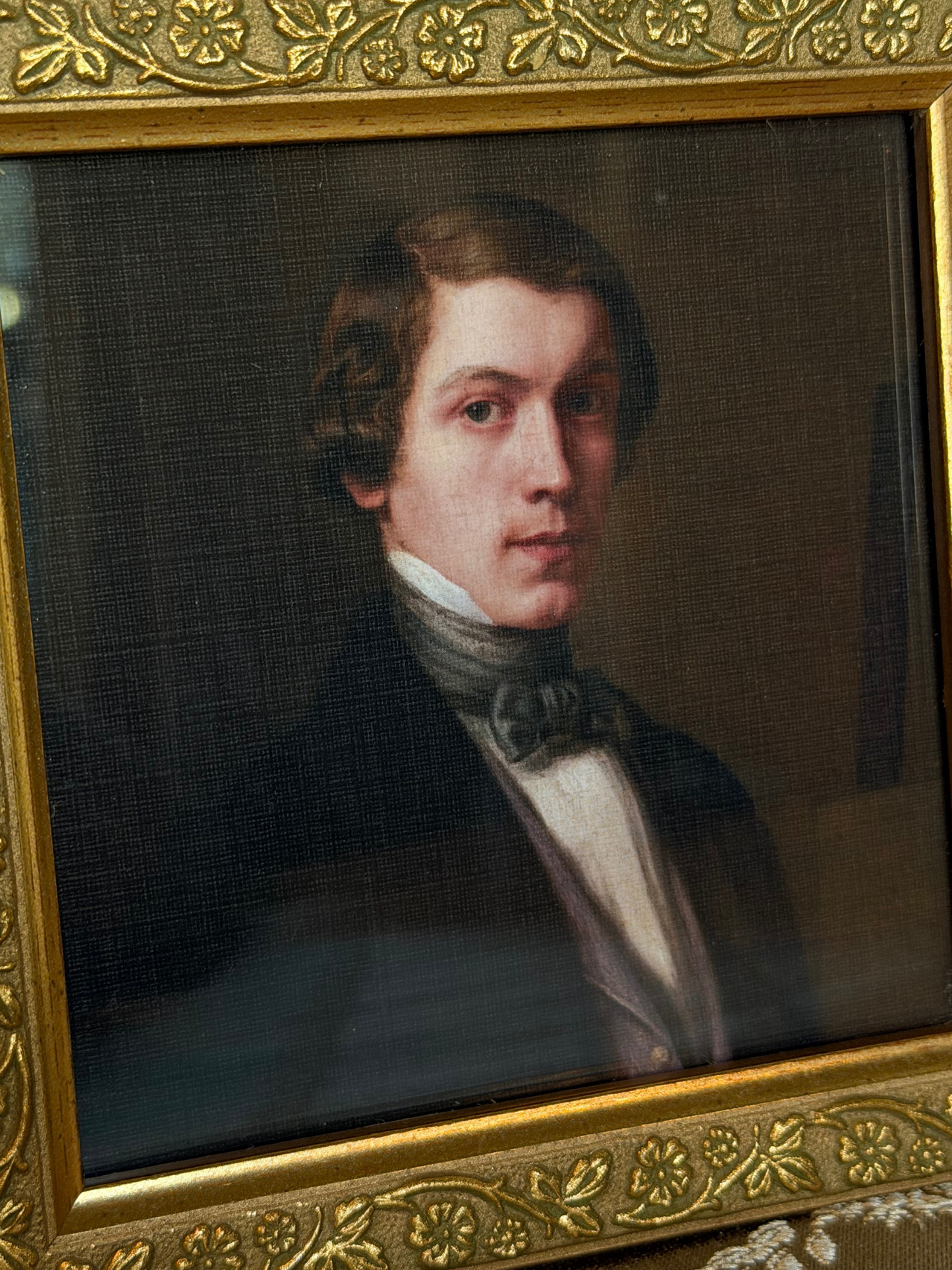 Framed Portrait of Leopold Loeffler Print (reserved)