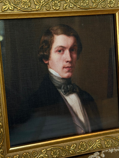 Framed Portrait of Leopold Loeffler Print (reserved)