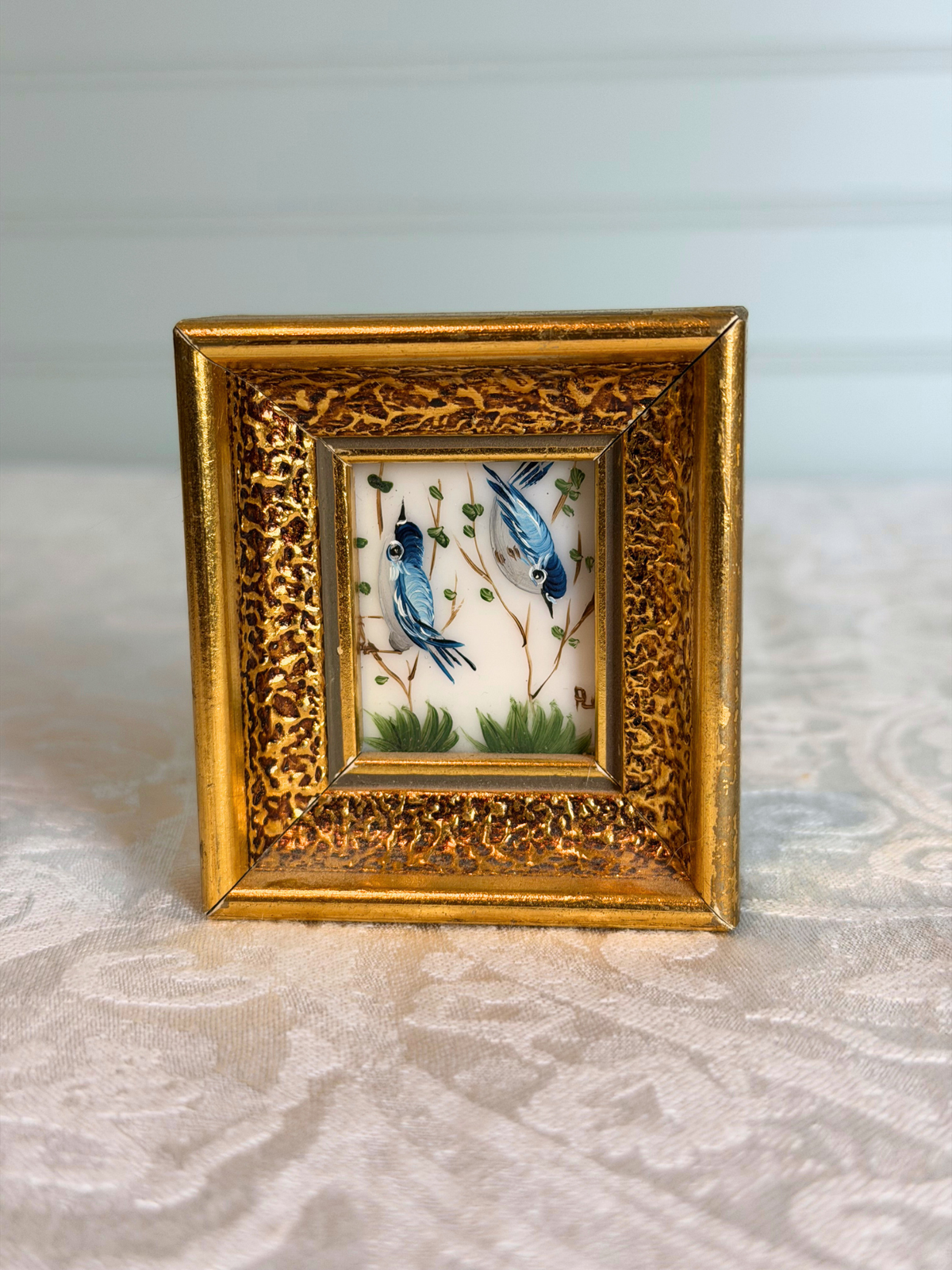 Miniature Birds Painting