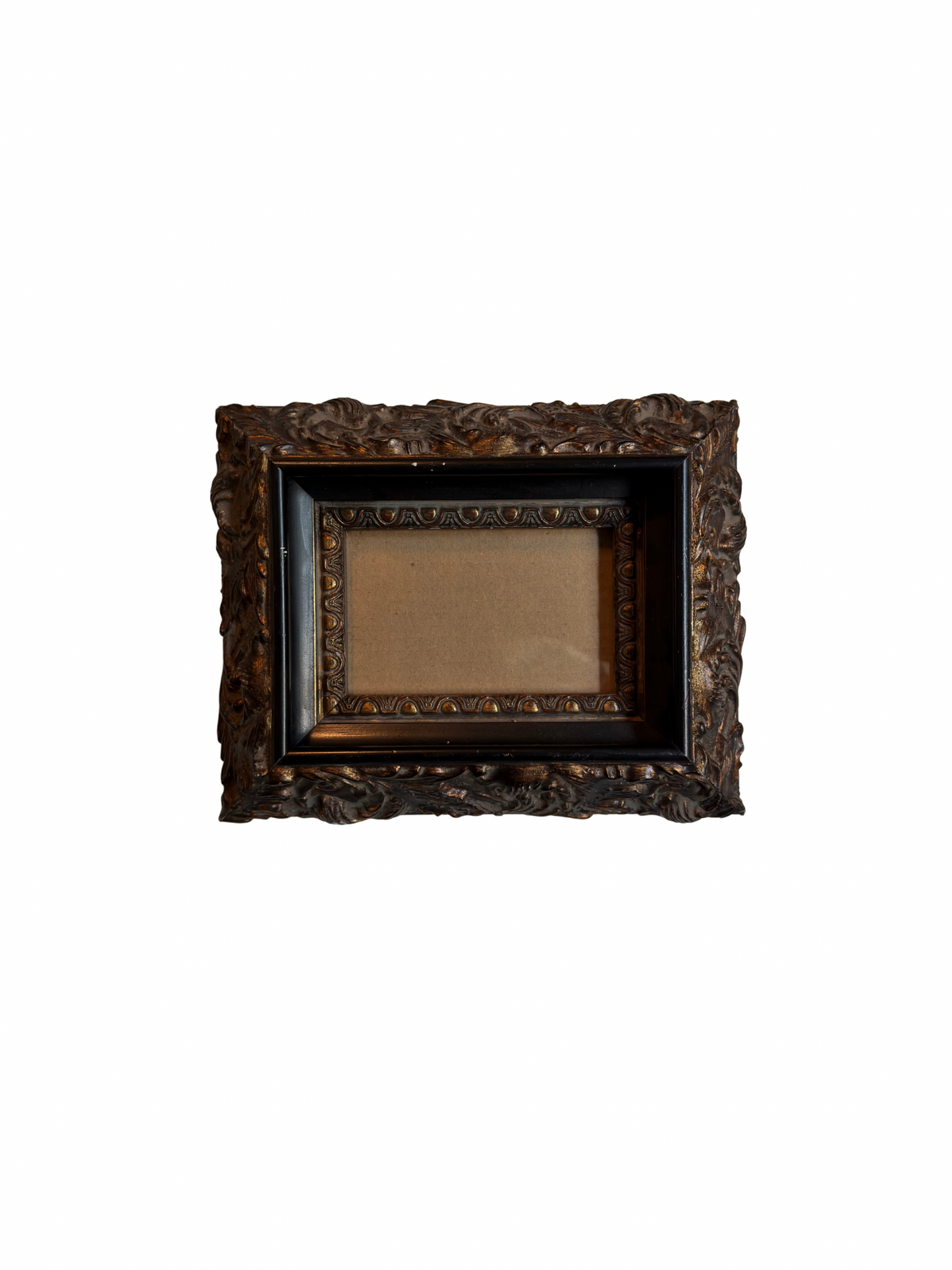 Chunky Ornate Black & Gold Frame