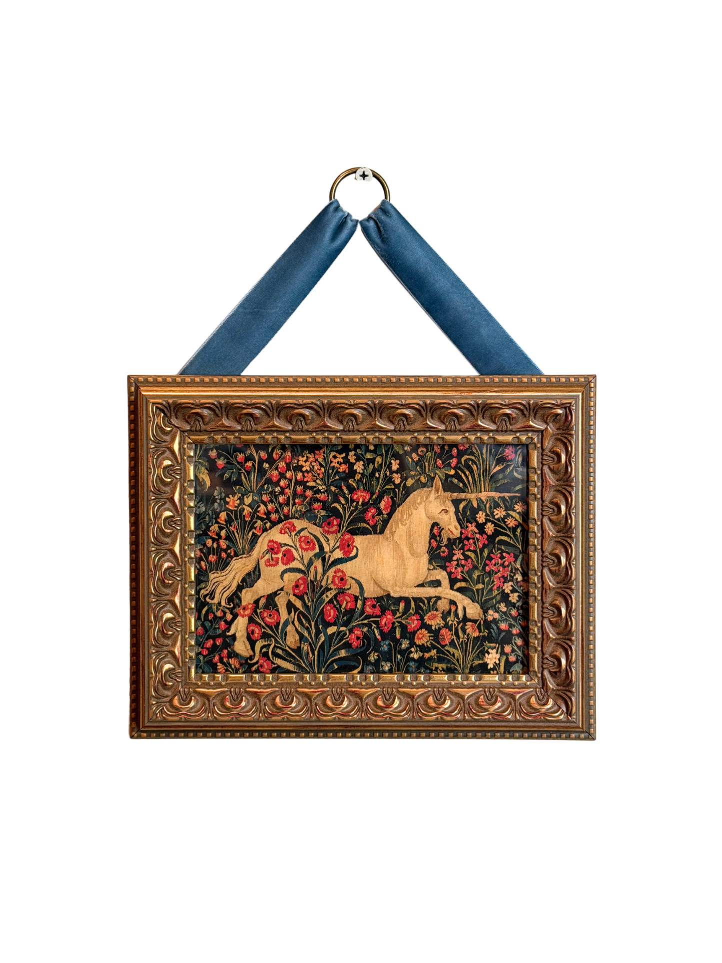 Framed Unicorn Tapestry Giclee Print