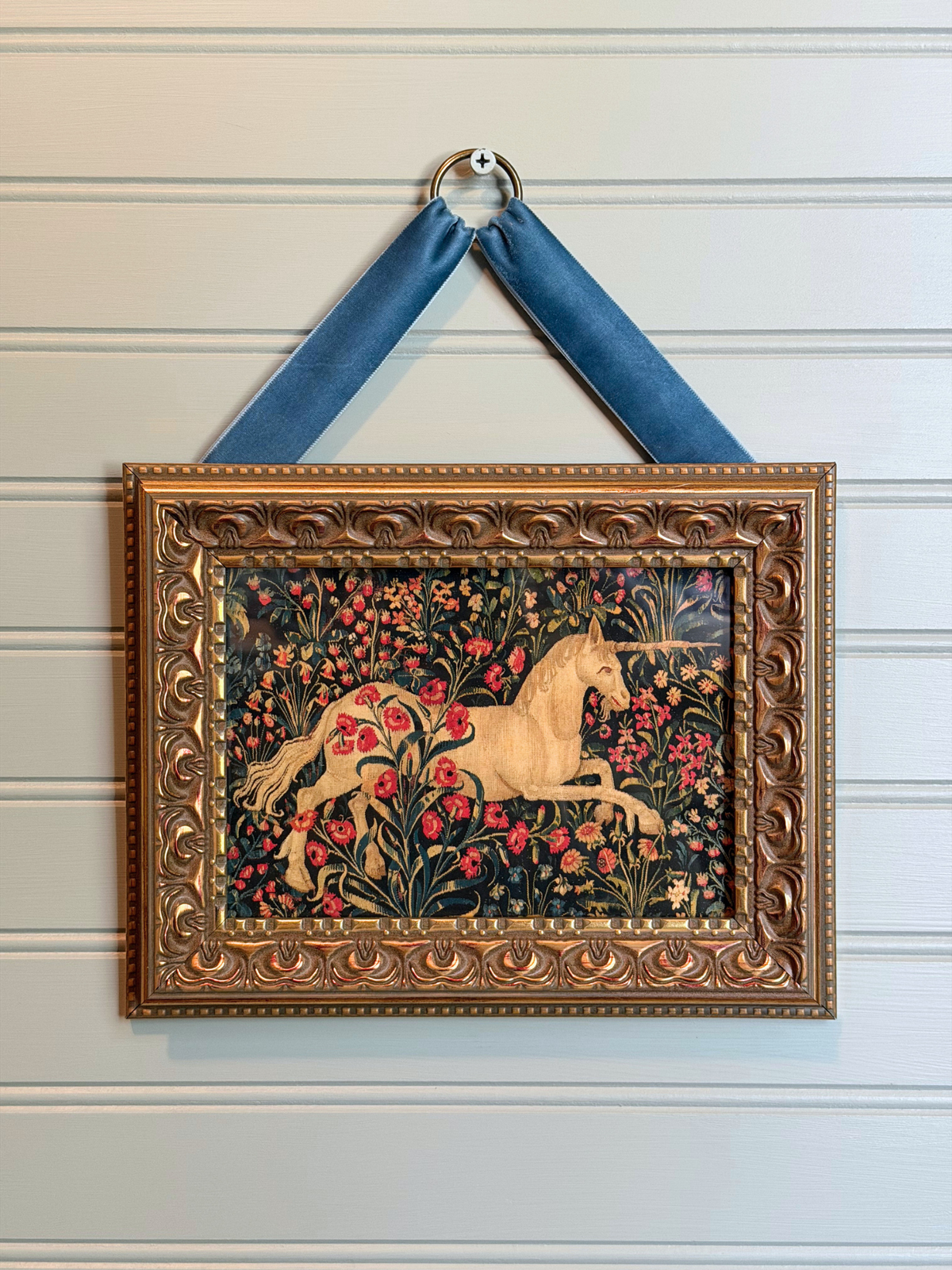 Framed Unicorn Tapestry Giclee Print