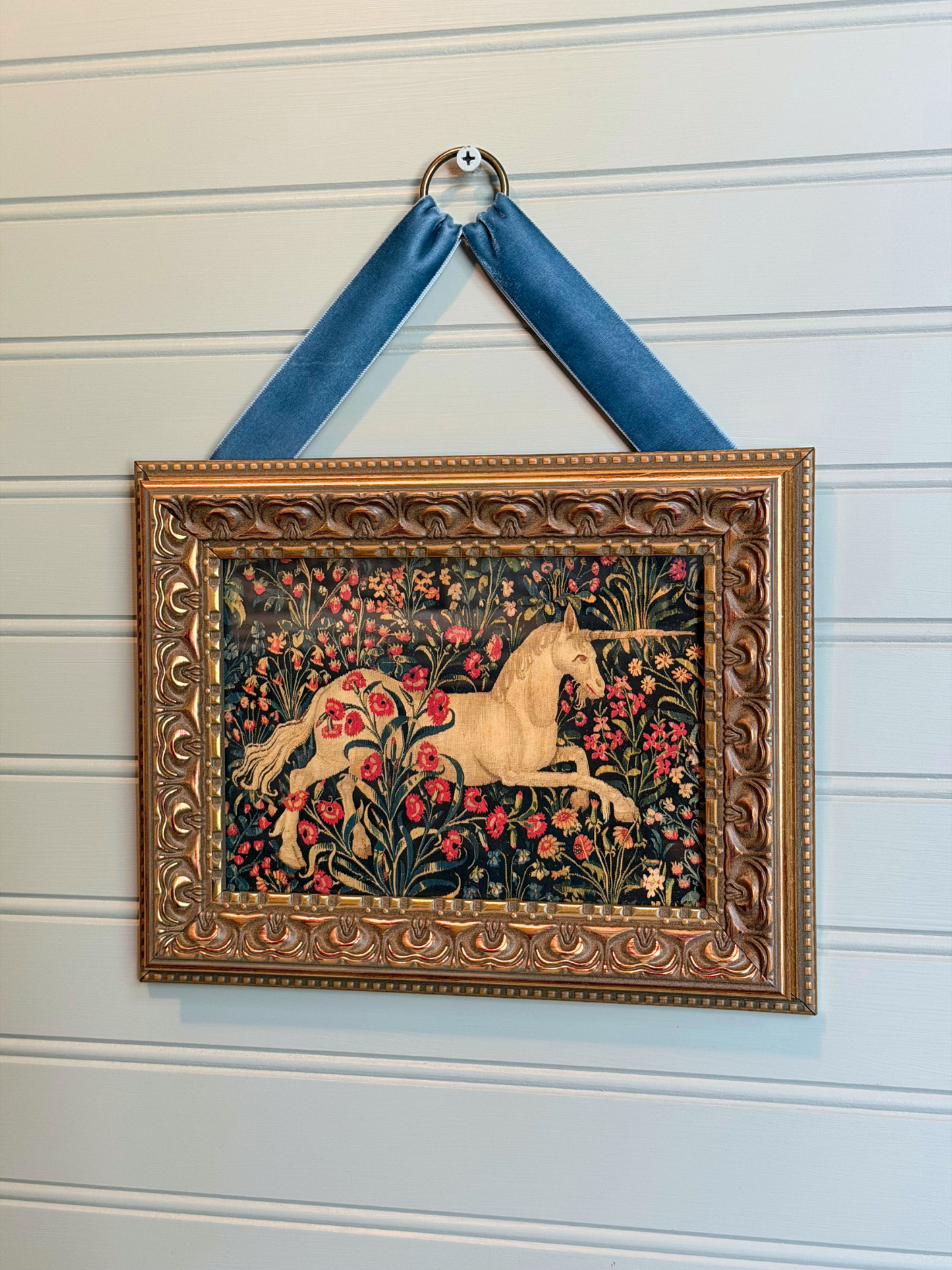 Framed Unicorn Tapestry Giclee Print