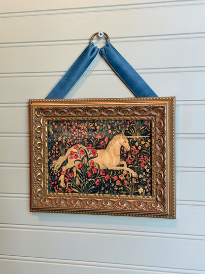 Framed Unicorn Tapestry Giclee Print