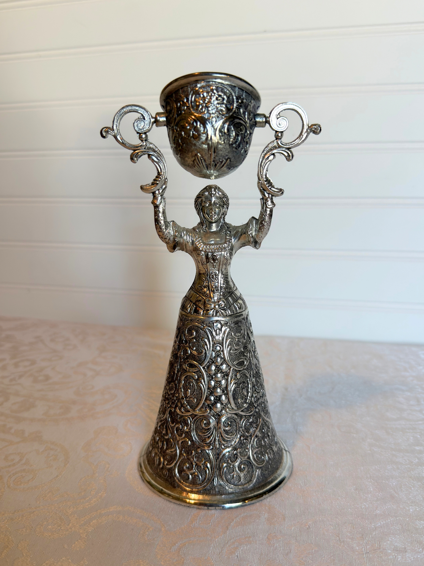 Silver-Plated German Wedding Goblets