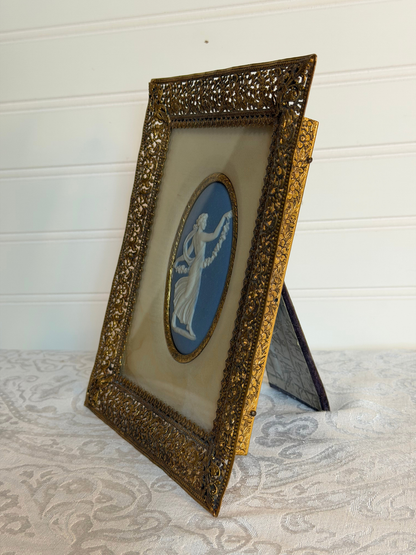 Small Framed Wedgwood Dancing Hour Plaque