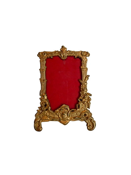 Gold Metal Italian Frame