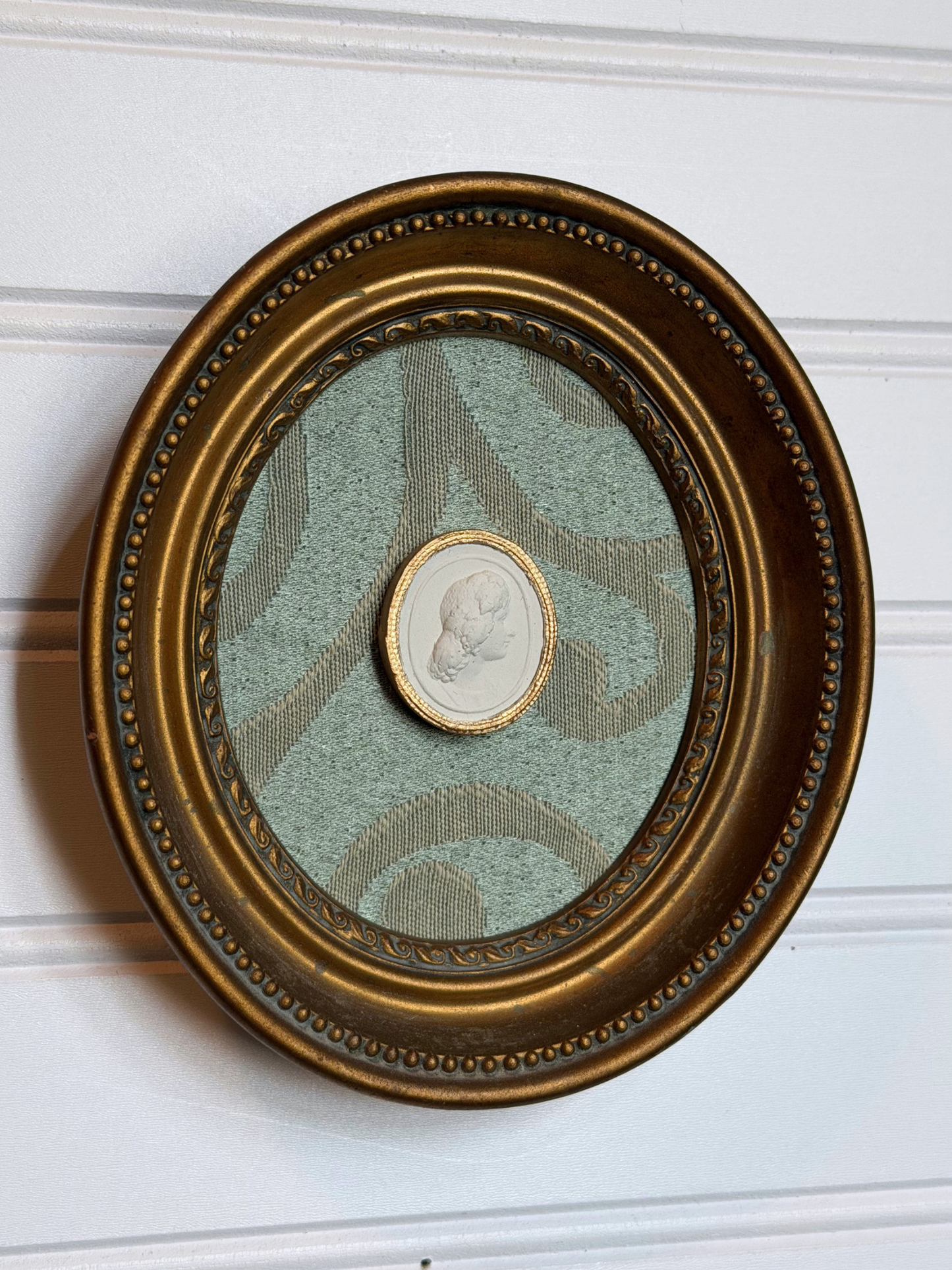 Framed Goddess Melpomene Intaglio