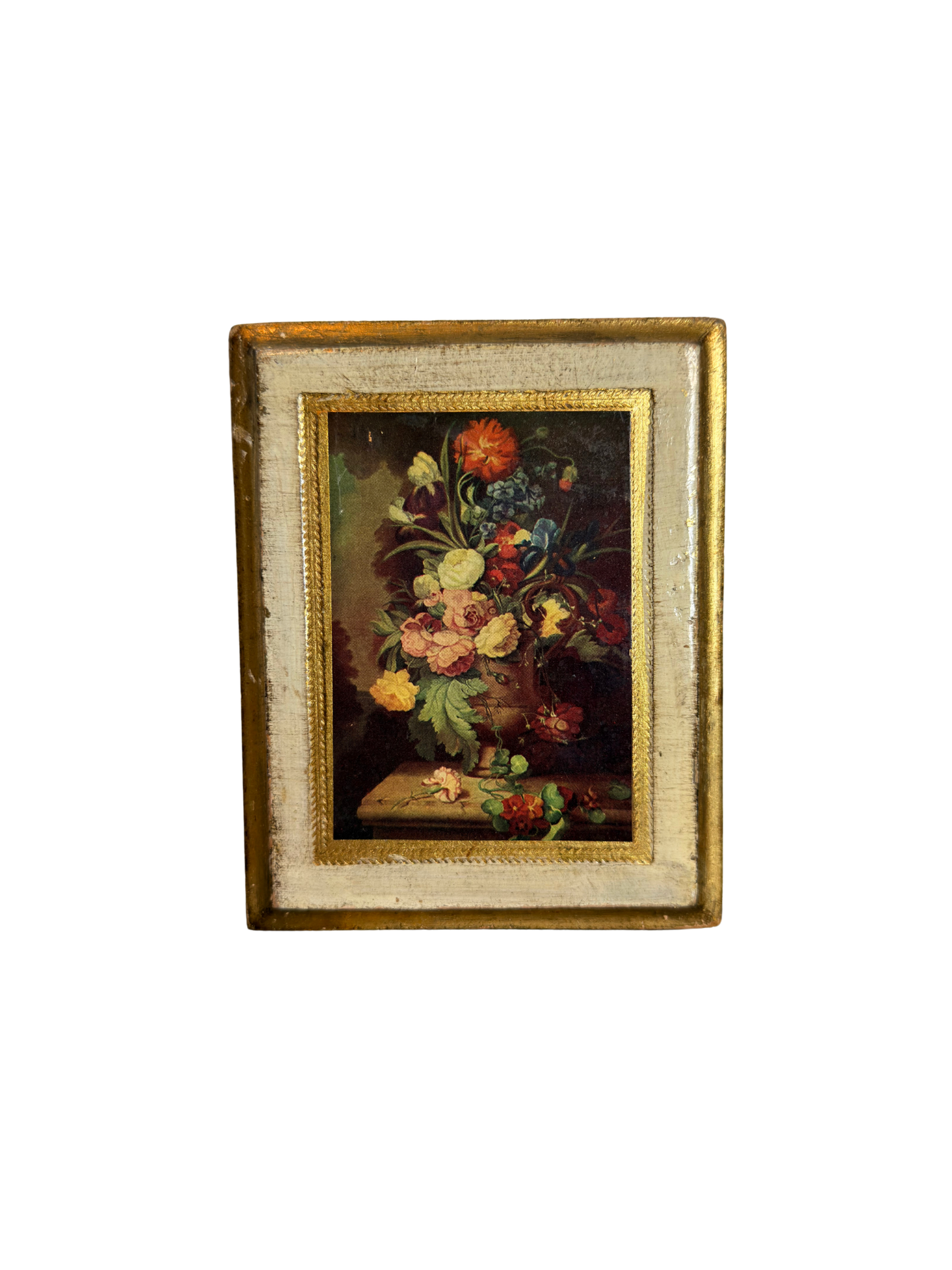 Florentine Floral Plaque Print