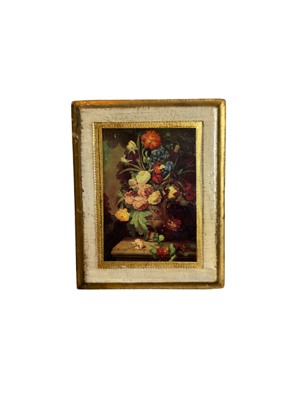 Florentine Floral Plaque Print